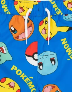 Pokemon Characters Blue Swim Shorts 2 Pack (3-12 Years)