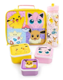 Pokemon Multi Charactor Pose Kids Multicoloured Lunch Sets