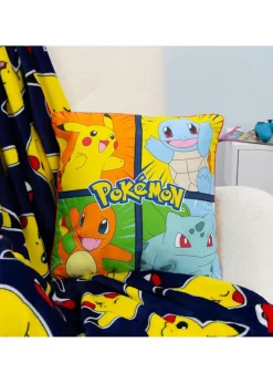 Pokemon Multi Colour  Retro Square Cushion (40x40cm)