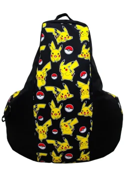 Pokémon High Back Yellow Lounging Gaming Bean Chair