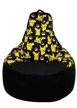 Pokémon High Back Yellow Lounging Gaming Bean Chair