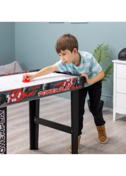 Power Play White/Black Stand Up Air Hockey Games Table (3ft)