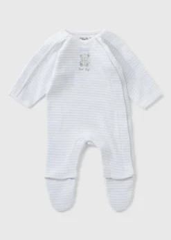 Prem Baby Grey Stripe Sleepsuit (3-4lb)