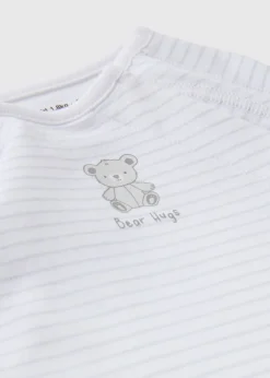 Prem Baby Grey Stripe Sleepsuit (3-4lb)