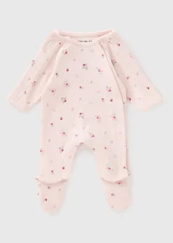 Prem Baby Pink Floral Sleepsuit (3-4lb)