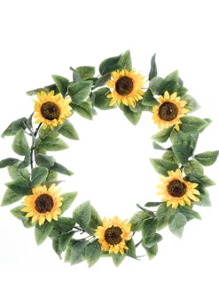 Premier Decorations Artificial Sunflower Wreath