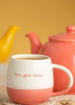 Price & Kensington Slogan Mugs Red and Coral