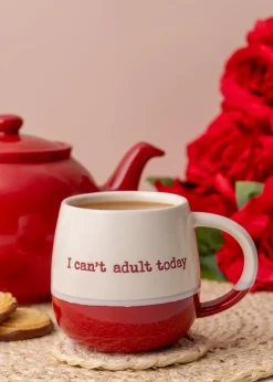Price & Kensington Slogan Mugs Red and Coral