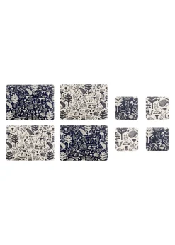 Price & Kensington Woodland 8 Piece Placemat and Coaster Set