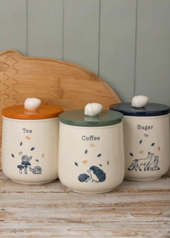 Price & Kensington Woodland Tea, Coffee, Sugar Set