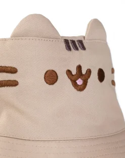 Pusheen Beige Novelty Face Bucket Hat
