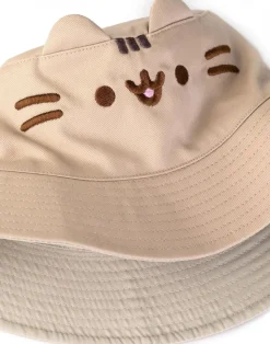 Pusheen Beige Novelty Face Bucket Hat