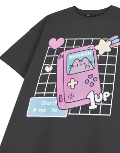 Pusheen Grey Gameboy T-Shirt Dress