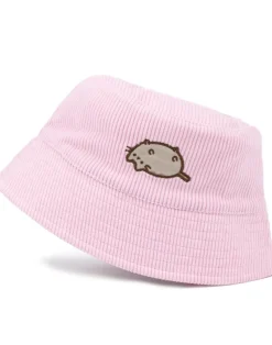 Pusheen Pink Ripped Embroidered Bucket Hat
