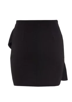 Quiz Black Frill Mini Skirt
