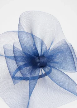 Quiz Navy Bow Headband Fascinator