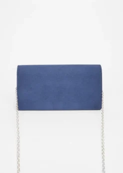 Quiz Navy Thin Clutch Bag