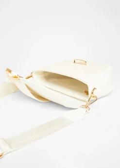 Quiz White Cross Body Bag