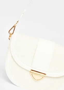 Quiz White Cross Body Bag