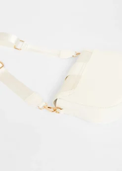 Quiz White Cross Body Bag