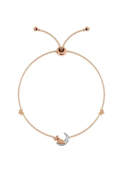 Radley London 18ct Rose Gold Plated Dog On Moon & Stars Bracelet