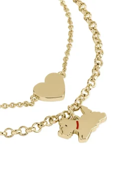 Radley London Gold 18ct Pale Plated Double Layer Bracelet