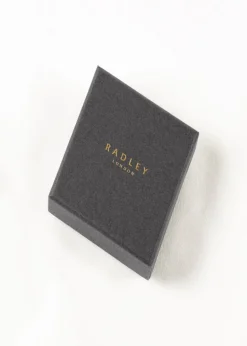 Radley London Silver Light Amethyst Heart Stud Earrings