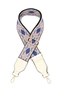 Raffaella Blue and Pink Changeable Handbag Strap