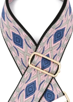 Raffaella Blue and Pink Changeable Handbag Strap