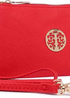 Raffaella Red Clutch Purse