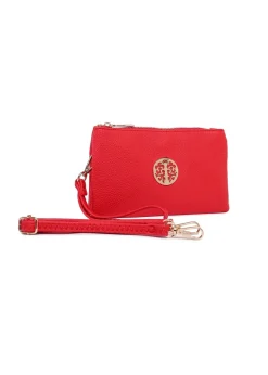 Raffaella Red Clutch Purse