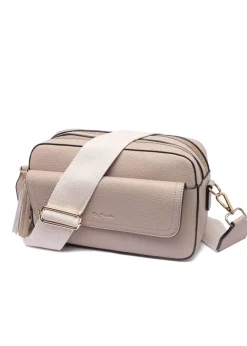 Raffaella Taupe Cross Body Pocket Camera Bag