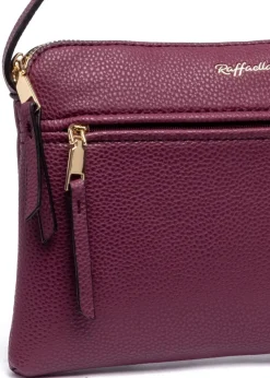 Raffaella Wine Front Pocket Cross Body Bag