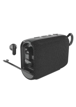 Red 5 Black Wireless Speaker and Earbuds