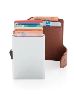 Red 5 Brown RFID Cardholder Wallet