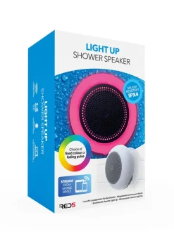 Red 5 White Light Up Shower Speaker