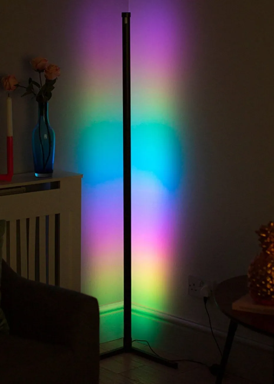 RED5 Black LED Corner Light Remote Controlled