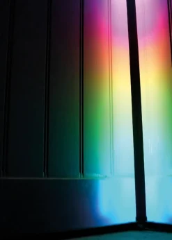 RED5 Black LED Corner Light Remote Controlled