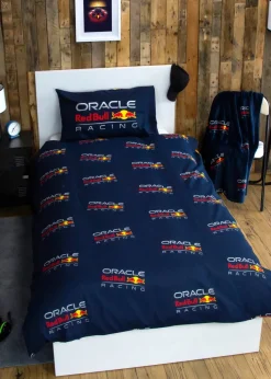 Red Bull Formula 1 Polycotton Reversible Duvet Cover Set