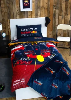Red Bull Formula 1 Polycotton Reversible Duvet Cover Set