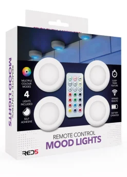 RED5 White Remote Controlled Mood Lights
