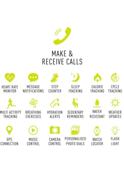 Reflex Active Black Series 23 Smart Calling Watch