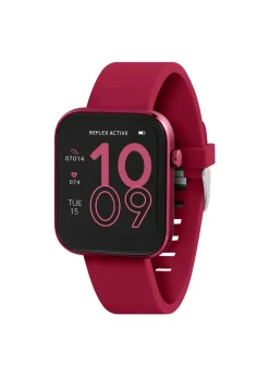 Reflex Active Burgundy Series 12 Strap Smart Watch