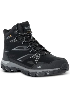 Regatta Black Granit Holcombe III Waterproof Breathable Isotex Walking Boots