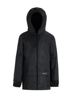 Regatta Black Kids' Stormbreak Waterproof Jacket