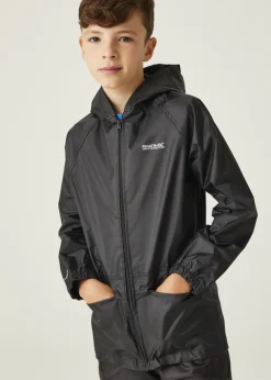Regatta Black Kids' Stormbreak Waterproof Jacket