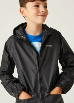 Regatta Black Kids' Stormbreak Waterproof Jacket