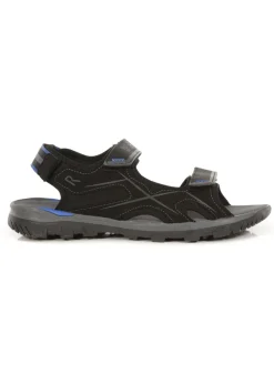 Regatta Black Nautical Blue Dark Grey Kota Drift EVA Cushioned Walking Sandals