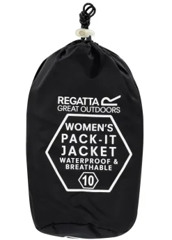 Regatta Black Pack It III Waterproof Jacket