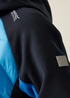 Regatta Cobalt Tangerine Kids Kielder IX Water Repellent Extol Stretch Jacket (3- 16 yrs)